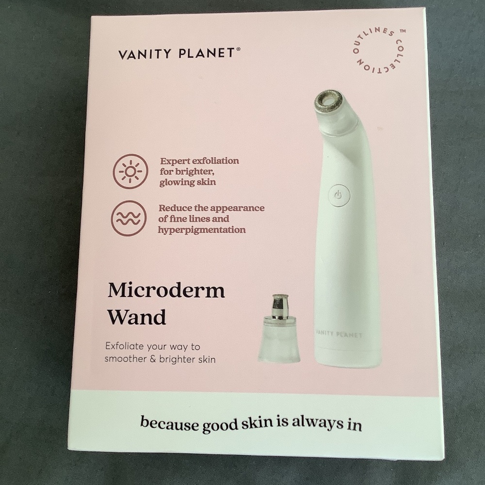 Microdermabrasion wand